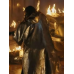 Ballerina Ana de Armas Hooded Leather Coat Ballerina Ana de Armas Hooded Leather Coat